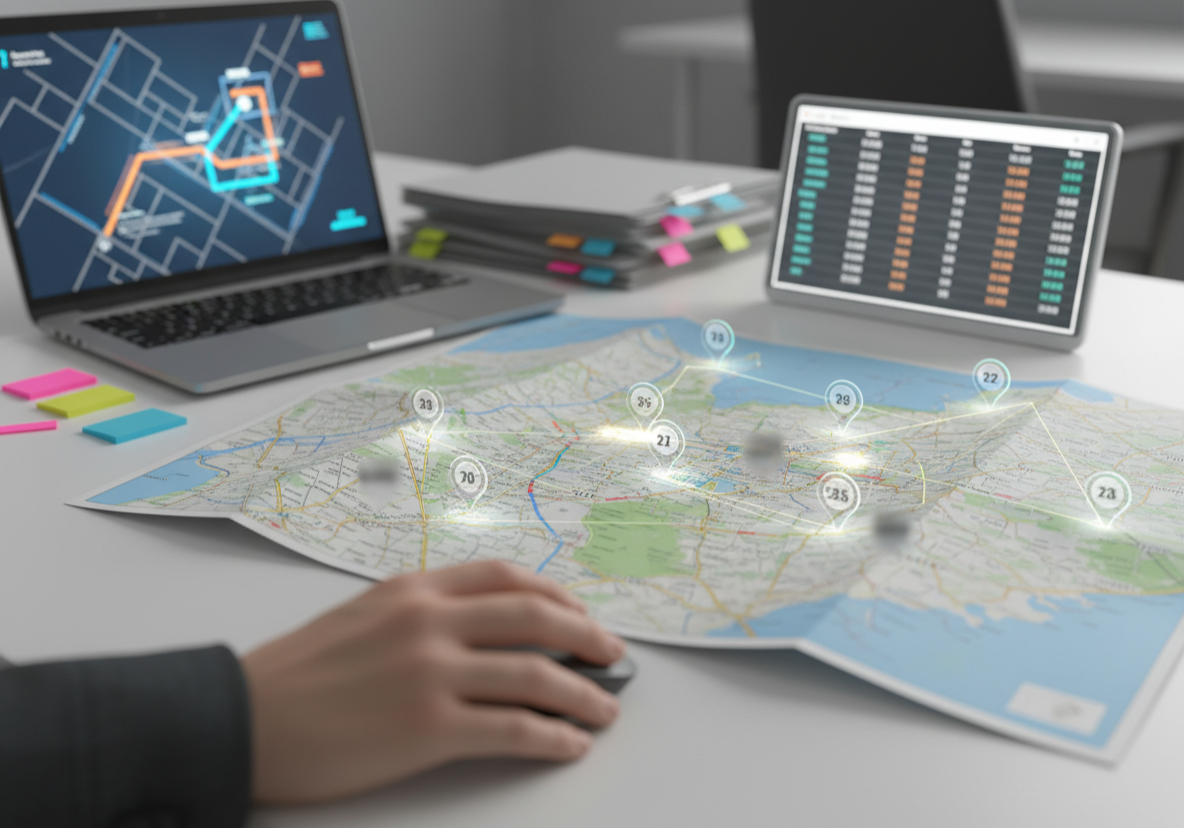 Maps with Automated Location Indexing