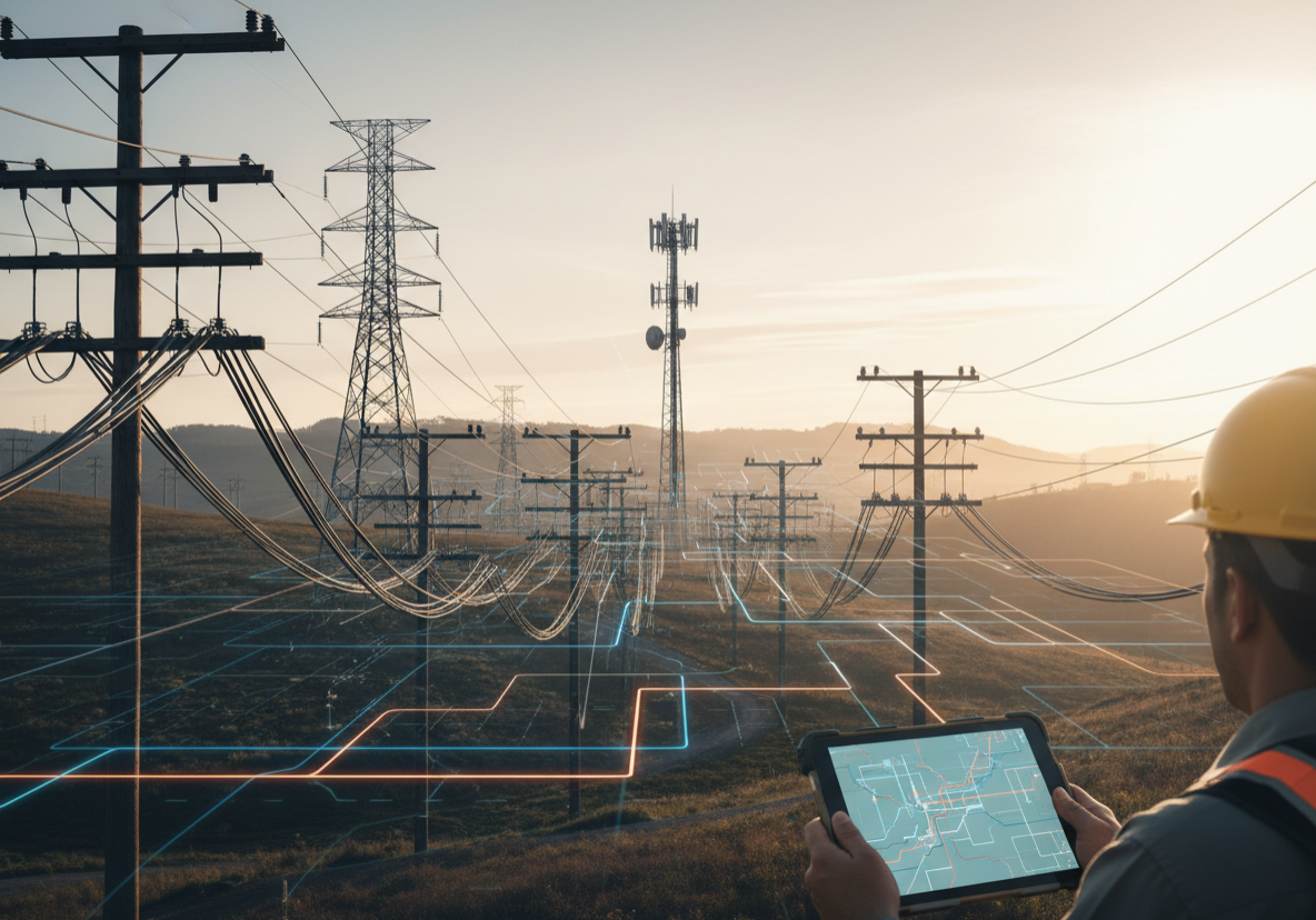 Utility and telecom networks